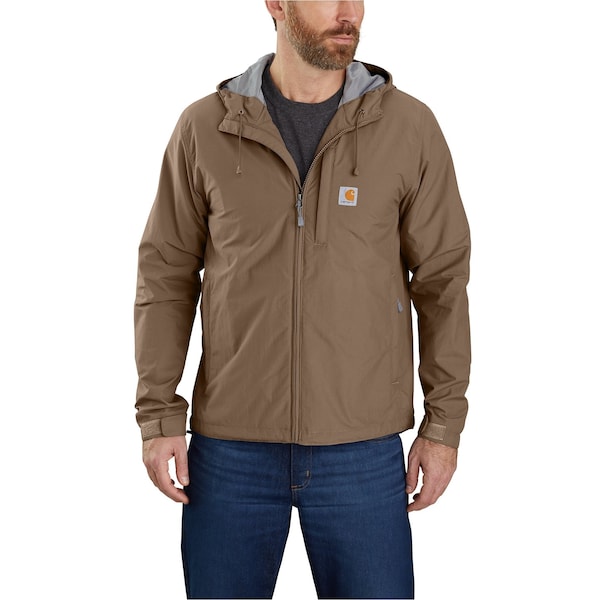 Carhartt Men's OJ4671 M RD RlxdFit LW Jkt XL REG Non-Insulated